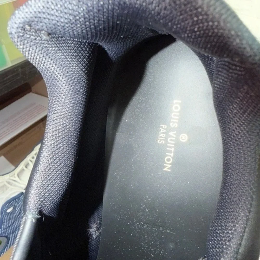 Louis Vuitton LV Trainer Black Monogram Hiking Sneakers Men Size 12 Designer‎